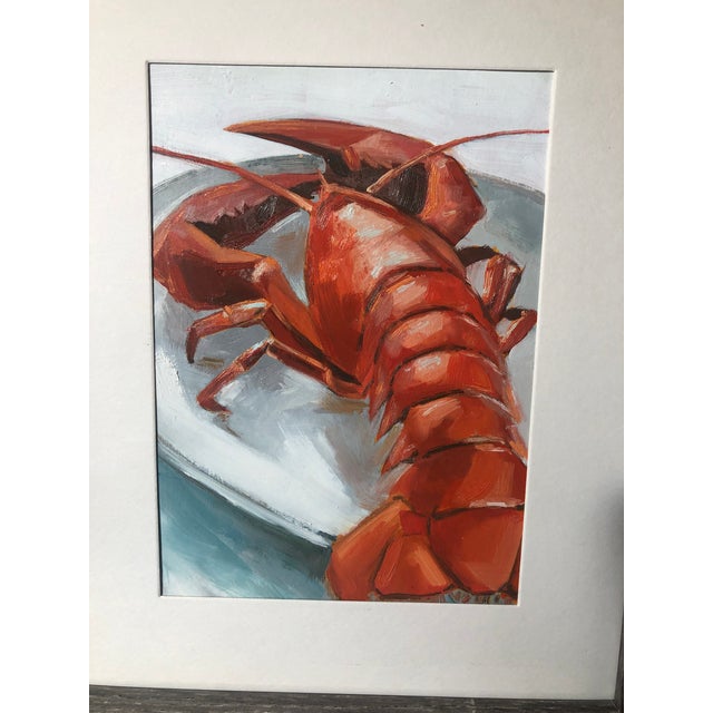 Original Oil Painting Impressionist Crayfish For Sale - Image 11 of 11