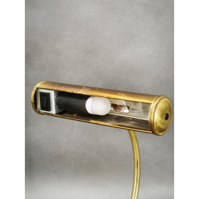 Metal Adjustable Brass Desk Lamp, Germany, 1960s For Sale - Image 7 of 13