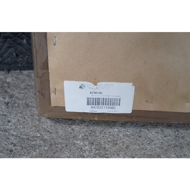 Glass Vintage Baroque Rococo Gold Carved Foliate Beveled Wall Vanity Mirror 23" For Sale - Image 7 of 8