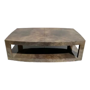1990s Parchment Coffee Table by J. Robert Scott
