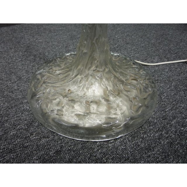 Space Age Ice Glass Floor Lamp, 1960s For Sale - Image 6 of 18