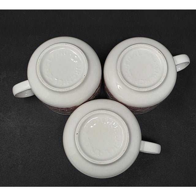 Churchill Vintage EnglishMid-Century Modern Churchill Willow English Cottage Mugs-Set of 6 For Sale - Image 4 of 8