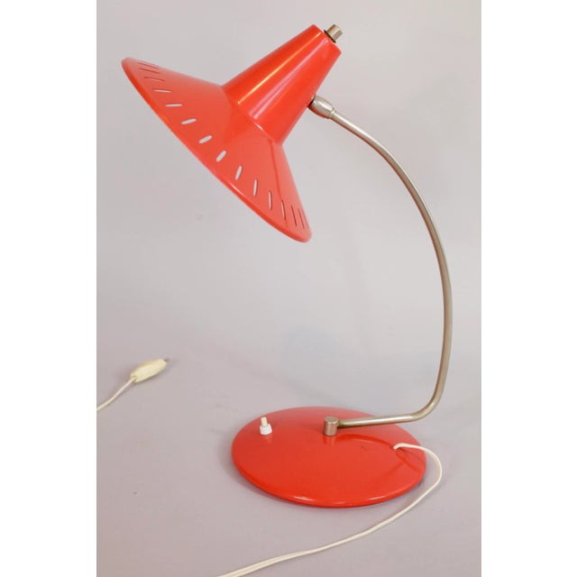 Openwork Metal Lamp by J.J.M. Hoogervorst for Anvia, 1950s For Sale - Image 12 of 12