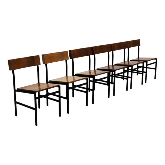 Vintage Industrial Dining Chair, 1960s For Sale