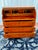 1970s 1970s Traditional Roll-Top Secretary Desk With Mother-of-Pearl Inlay Chair For Sale - Image 5 of 12