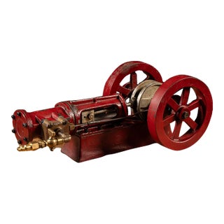 Antique Horizontal Steam Engine Demonstrator For Sale