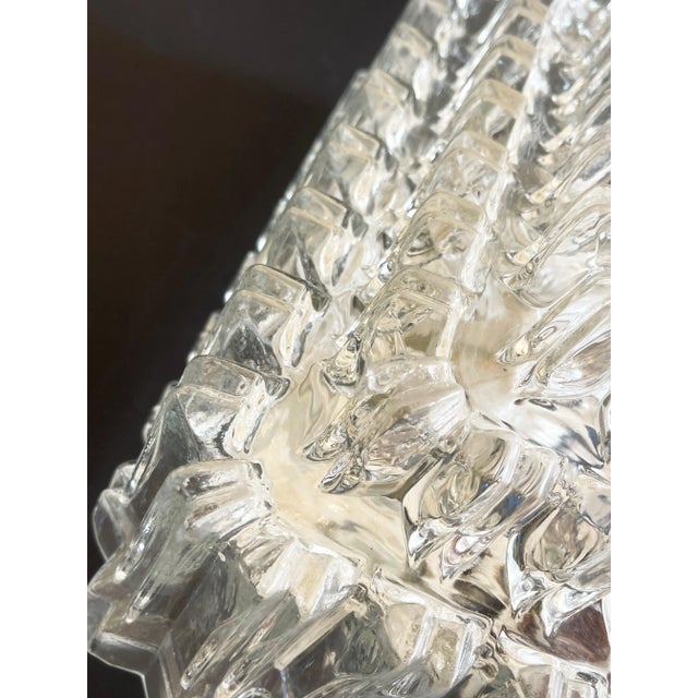 Large Square Crystal Cluster Cascade Wall or Ceiling Lamp by Helena Tynell for Glashütte Limburg, Germany, 1960s For Sale - Image 12 of 18