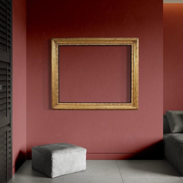 Wood 20th Century Gilded Frame, 1950 For Sale - Image 7 of 15