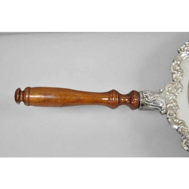 Metal Vintage English Victorian Silver Plated Covered Chafing Dish Serving Platter For Sale - Image 7 of 15