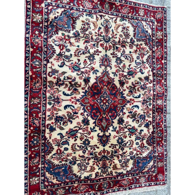 Vintage Najaf Abad Rug, 1980s For Sale - Image 11 of 18