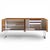 Milo Baughman for Thayer Coggin Mid Century Burlwood and Chrome Credenza For Sale In Chicago - Image 6 of 10
