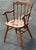 Beautiful set of 6 Windsor chairs by Cushman classics. Features fan back with arched detail , splay legs and solid maple...