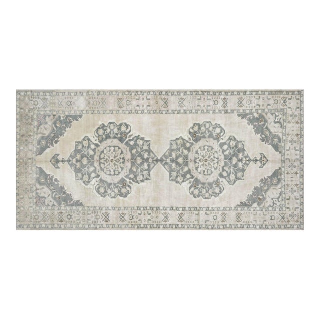 1960s Turkish Oushak Rug For Sale