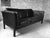Mid-Century Danish 3-Seater Black Leather Sofa from Mogens Hansen For Sale - Image 6 of 9