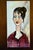 Ceramic Vintage Ceramic Tile with Wooden Support, 1960s For Sale - Image 7 of 13