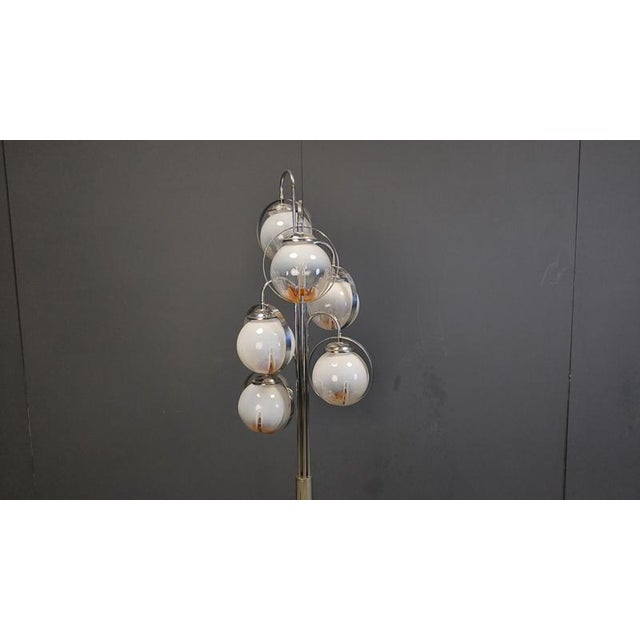 Vintage Murano Glass Floor Lamp from Mazzega, 1970s For Sale - Image 9 of 13