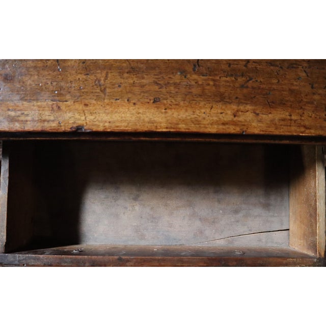 Ornate 19th Century French Library Table With Brass Hardware For Sale - Image 14 of 14