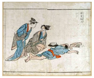 Unknown, Stupor of the Geishas, Woodcut, Late 18th Century