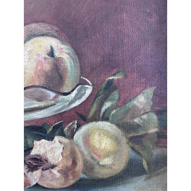 Fruit Kitchen, 1920s, Oil Painting on Canvas, Framed For Sale - Image 7 of 15