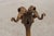 Gold Finish Iron Gothic Fireplace Fender Set For Sale - Image 4 of 13