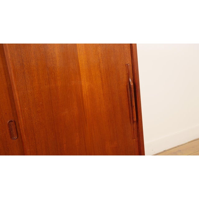 Vintage Danish Highboard in Teak For Sale - Image 11 of 18