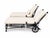 Patio chaise lounges. Set of 2 . Made of aluminum. Powder coated matte black. With new sunbrella fabric. Dimensions 32ʺW ×...
