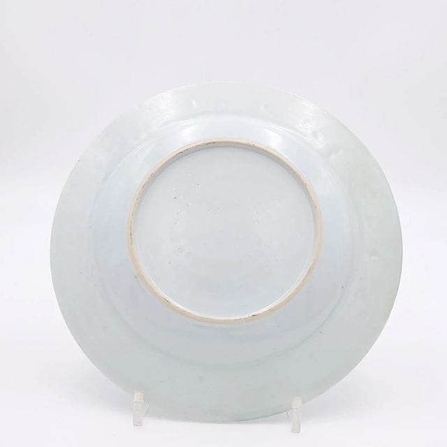 White One of Four Chinese Export Porcelain Plates, Circa 1730. Priced Individually For Sale - Image 8 of 10