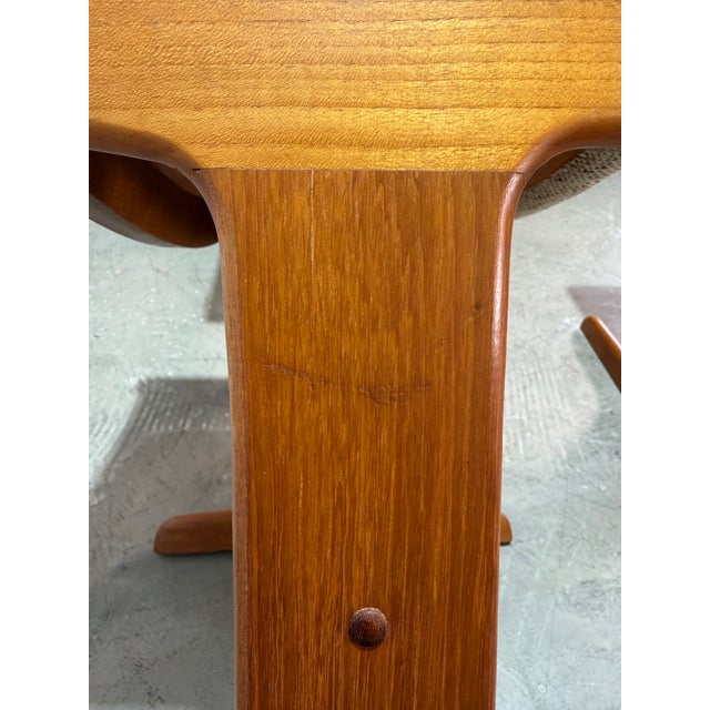 Set of 4 1970’s Farso Danish Teak Dining Chairs For Sale - Image 10 of 12