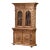 19th Century French Bleached Oak Nine-Gun Cabinet With Hunt Carvings For Sale