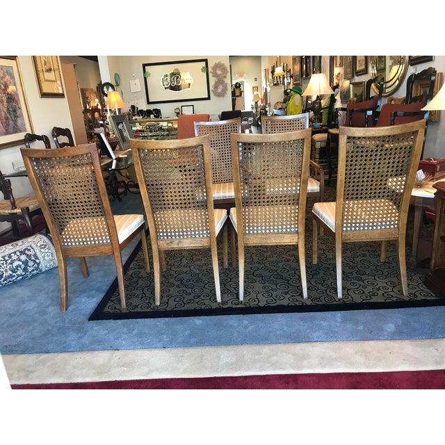 Drexel Heritage Cane Back "Accolade" Dining Chairs Chairish