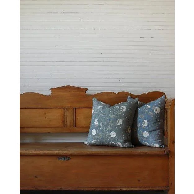 Lauren Servati Textiles, Rosewood // Juniper 20"x20" pillow Double-sided throw pillow with a knife edge finish. Includes a...