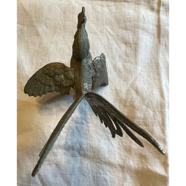 Silver Metal Rooster, 1920s-1940s For Sale - Image 9 of 12