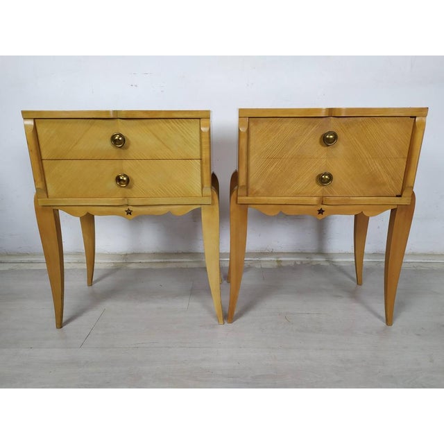 Sycomore Bedside Tables, 1950s, Set of 2 For Sale - Image 17 of 17