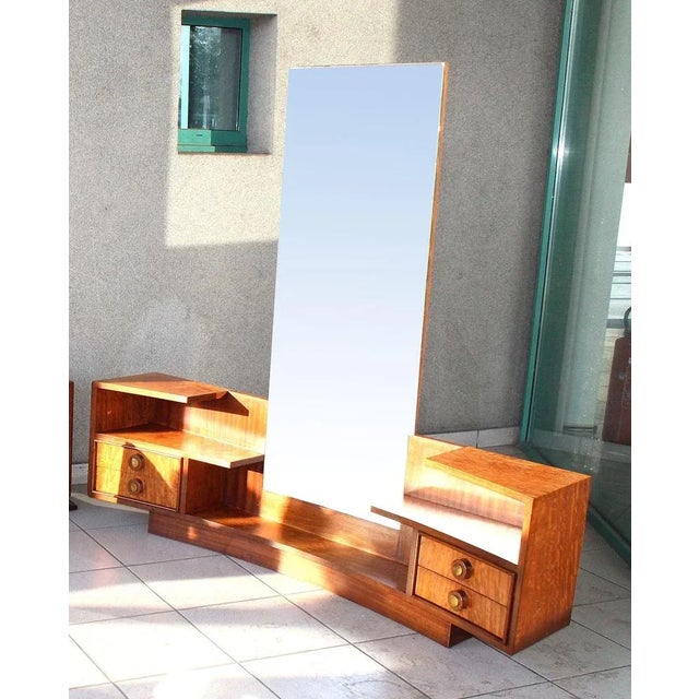 Brown Dressing Table, 1940s For Sale - Image 12 of 12
