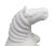 Chinoiserie High Hand Carved White Marble Stone Carving Horse Animal Statue For Sale - Image 3 of 7