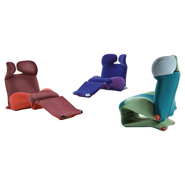 Wink Armchairs by Toshiyuki Kıta for Cassina, Set of 3 For Sale - Image 11 of 11