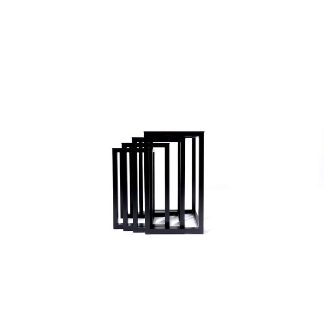 Vintage Nesting Table Set by Josef Hoffmann from Wittmann, 1970s, Set of 4 For Sale - Image 15 of 18