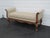 Ethan Allen French Carved Long Upholstered Bench Stool 6440 For Sale - Image 12 of 14