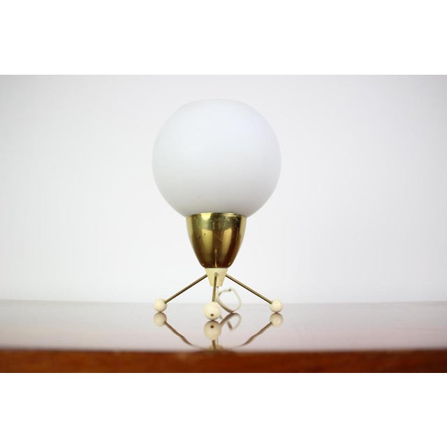 Mid-Century Table Lamp, Czechoslovakia, 1960s For Sale - Image 4 of 12