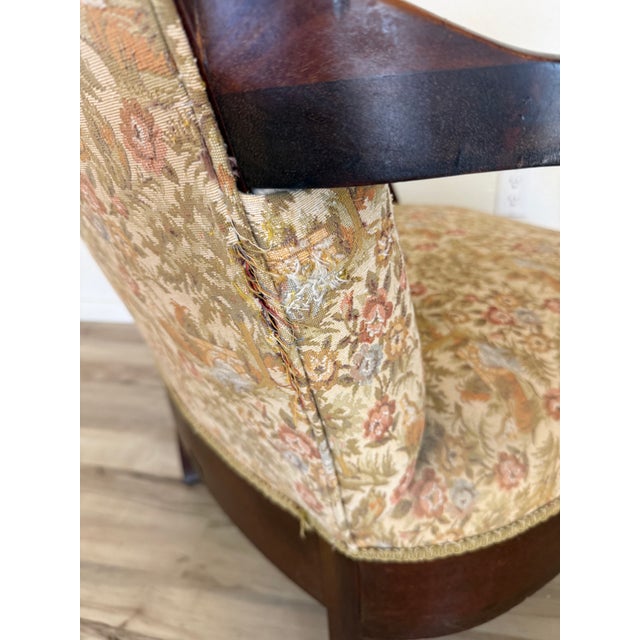 1930s Solid Mahogany Karpen Brothers Chippendale Armchair For Sale - Image 11 of 13