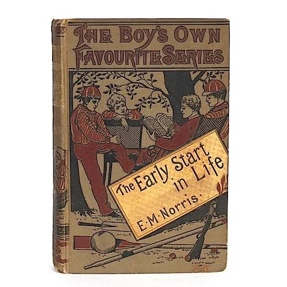 Rare copy of The Early Start in Life by E.M. Norris (Emilia Marryat Norris), this antique book has an amazing decorative...