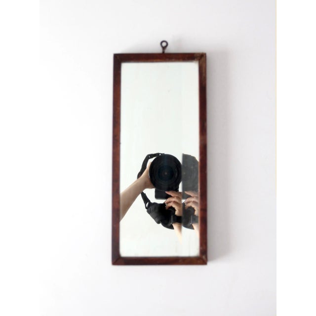 Antique Primitive Double Reflection Mirror For Sale - Image 9 of 12
