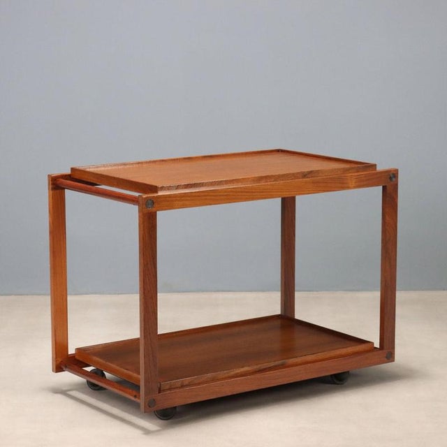 Vintage Teak Trolley, 1960s For Sale - Image 9 of 9