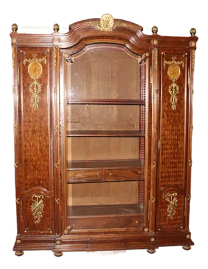 Attributed to Francoise Linke Locks Signed Divivier Paris Louis XVI Armoire