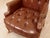 Wood Mid 20th Century Medium Size Wing Back Chair For Sale - Image 7 of 12