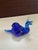 Vintage Artist Made Blue Glass Snail For Sale - Image 12 of 12