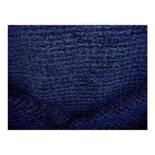 Brunschwig & Fils BF10686 Matrix Indigo - Sapphire Textured Chenille Upholstery Drapery Fabric - 3-3/8 Yards For Sale