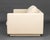 White Modern White Upholstered Two-Seat Sofa For Sale - Image 8 of 9