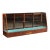 Circa 1920 W.B. McLean Mahogany and Glass Commercial Display Showcase For Sale