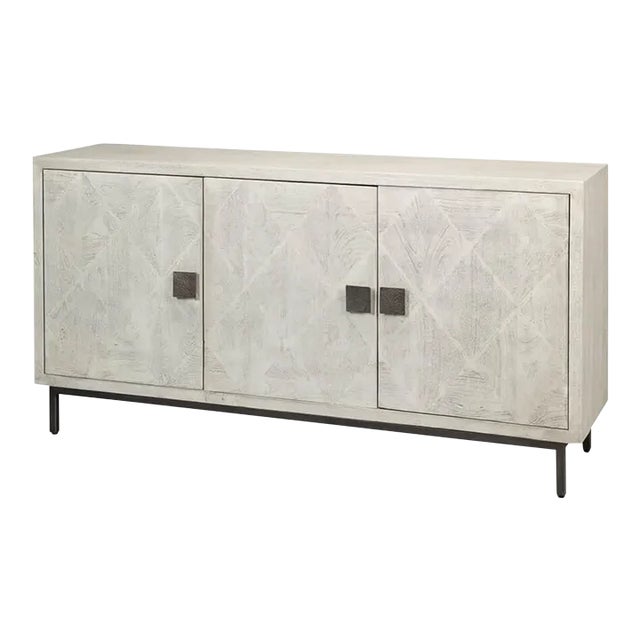 Grey Modern Credenza For Sale